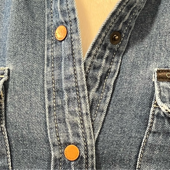 Vintage Calvin Klein Jeans Denim Button Up - Picture 3 of 13